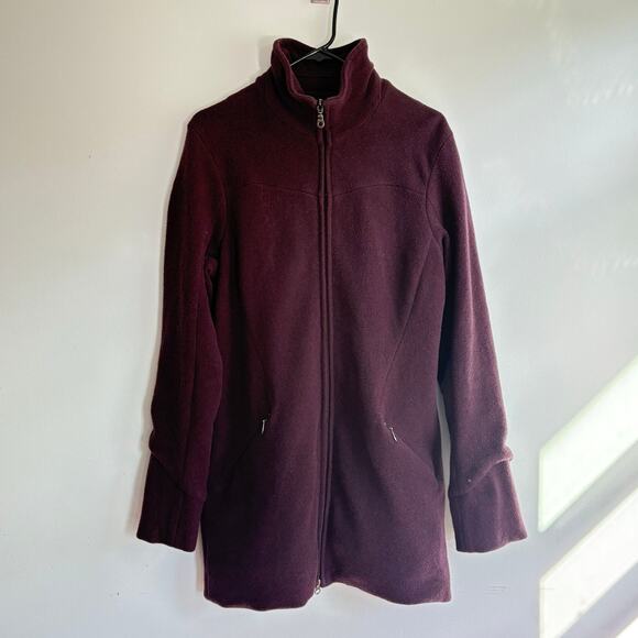 Merino Wool IBEX Lexie Full Zip Coat Winter Wool Wear Medium /Large - Picture 13 of 13